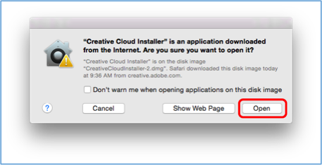 creative cloud installer dmg file